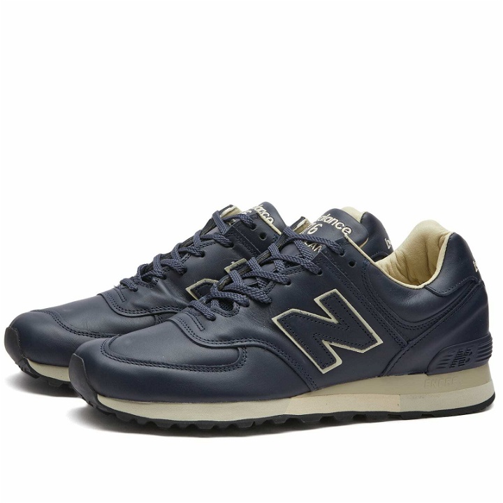 Photo: New Balance OU576LNN - Made in UK Sneakers in Navy