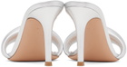 Gianvito Rossi Silver Bijoux 85 Mules