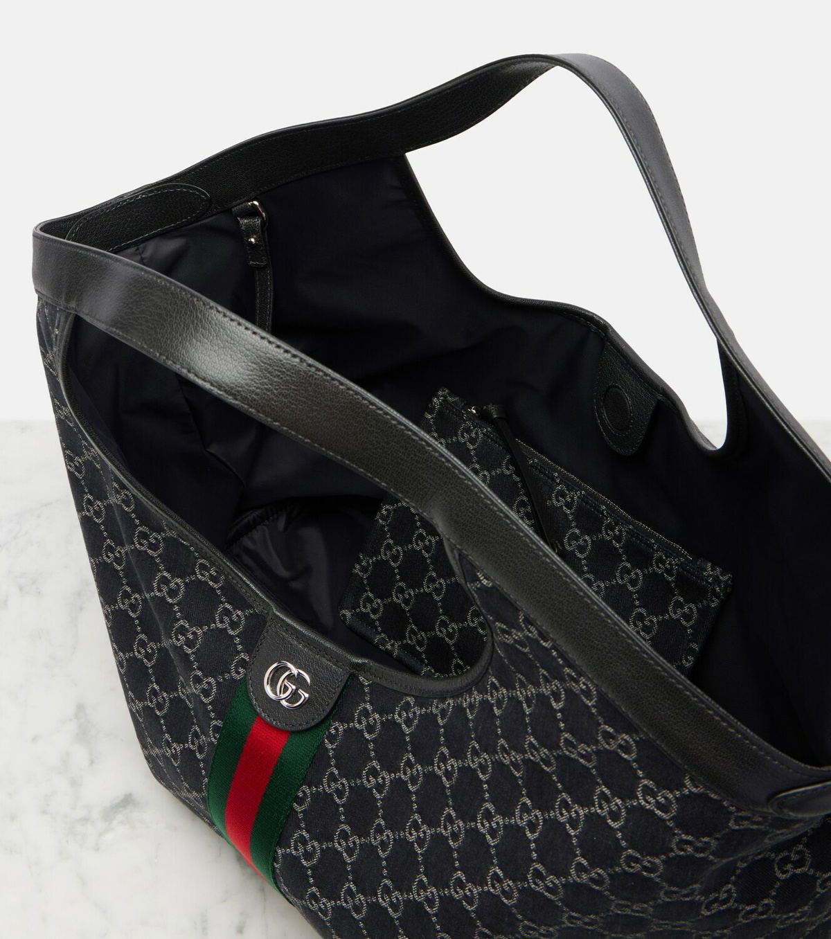 Gucci Gucci Giglio Large GG Canvas tote bag