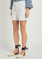 Frame The Everyday Denim Shorts Off White