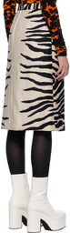 Dries Van Noten Off-White Shea Midi Skirt