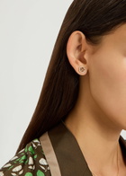 Tory Burch Icon Pavé 18kt Gold-plated Stud Earrings - One Size