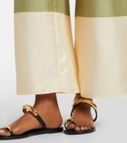 Eres Lollipop silk twill wide-leg pants