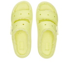 Crocs Women's Classic Cozzzy Sandal in Sulphur