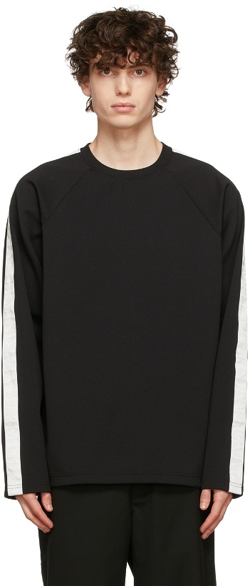 Photo: mastermind JAPAN Black Printed Logo Long Sleeve T-Shirt