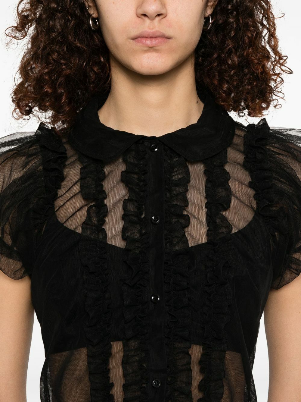 Simone Rocha Black Sheer Blouse Simone Rocha