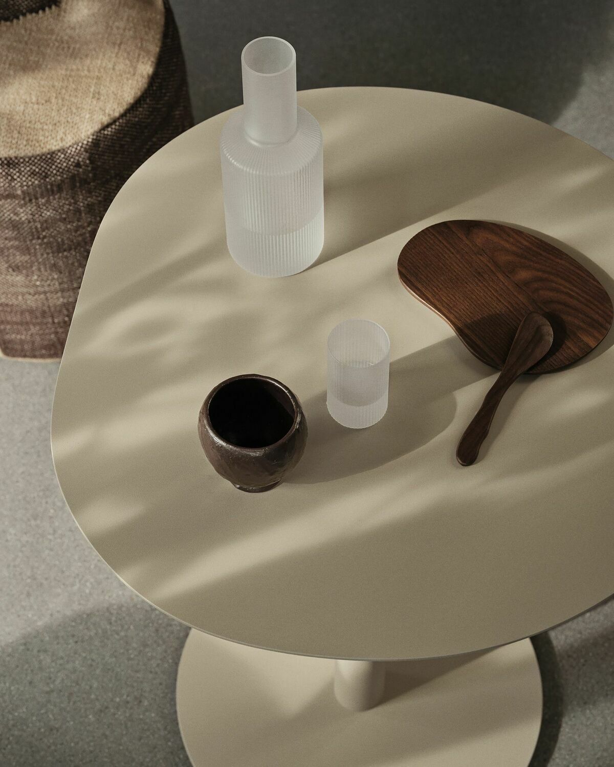 Ferm Living Ripple Carafe White Tableware