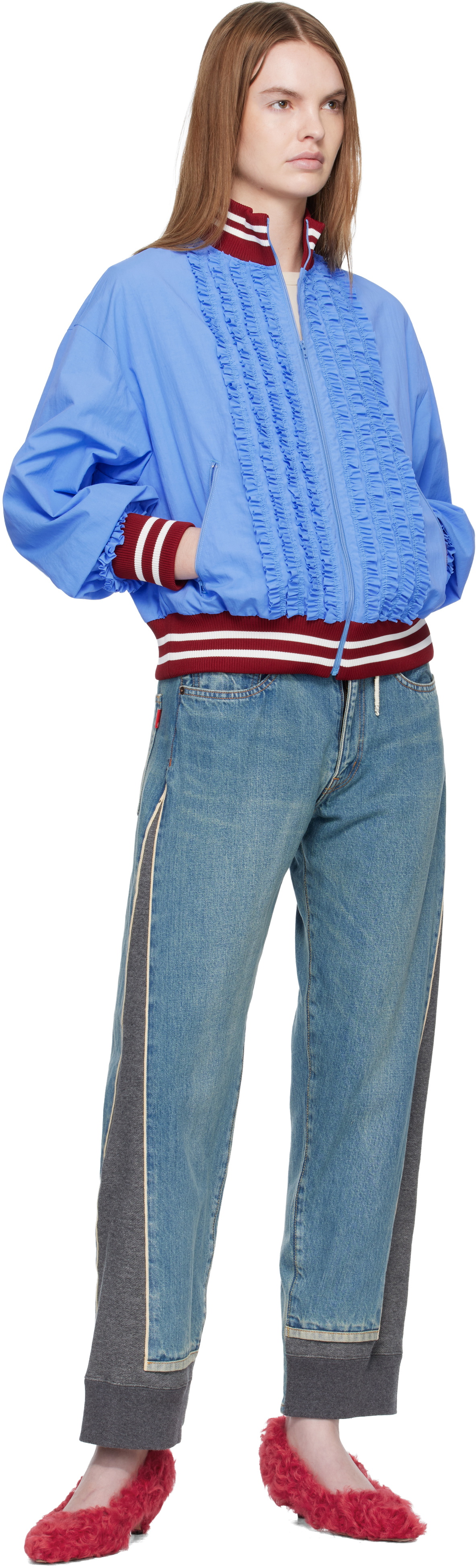 UNDERCOVER Blue UP2E1206 Bomber Jacket
