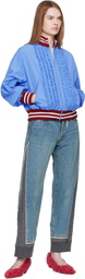 UNDERCOVER Blue UP2E1206 Bomber Jacket