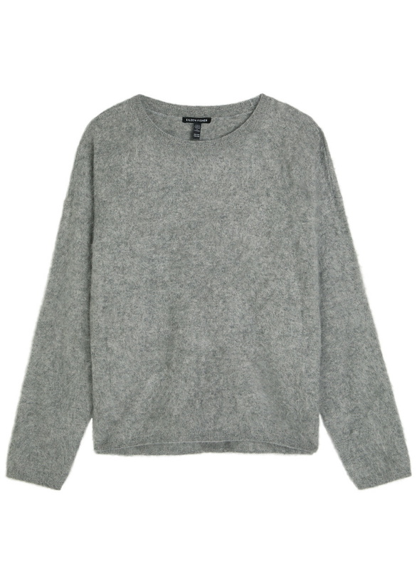 Photo: Eileen Fisher Brushed Cashmere Jumper Grey