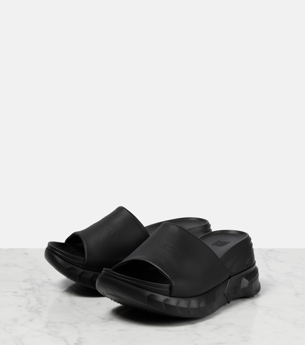 Givenchy Marshmallow leather wedge sandals Givenchy