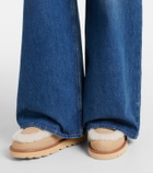Chloé Dolcie shearling-trimmed ankle boots