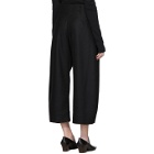 Lemaire Black Cropped Chino Trousers
