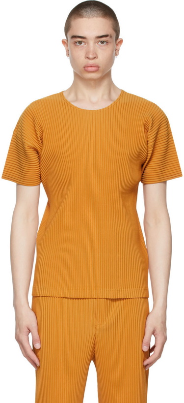 Photo: Homme Plissé Issey Miyake Tan Monthly Color April T-Shirt