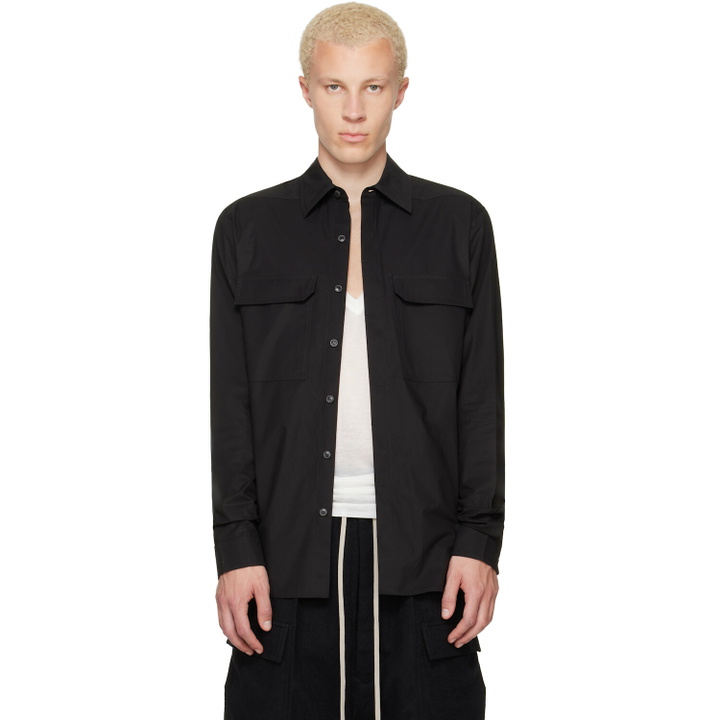 Photo: Rick Owens Black Tower Work Shirt