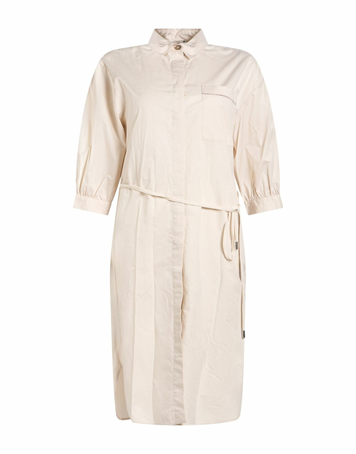 Peserico Womens Midi dress Cream