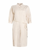 Peserico Womens Midi dress Cream