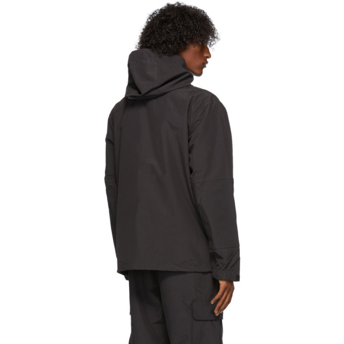 Stussy Black Solid Taped Seam Field Jacket