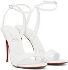 Christian Louboutin White Loubigirl 100 Heeled Sandals
