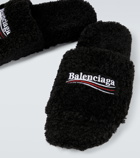 Balenciaga - Political Campaign Furry slides