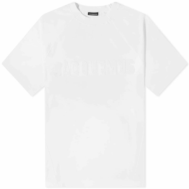 Photo: Jacquemus Men's Typo T-Shirt in White