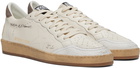 Golden Goose Off-White Ball Star Skate Sneakers