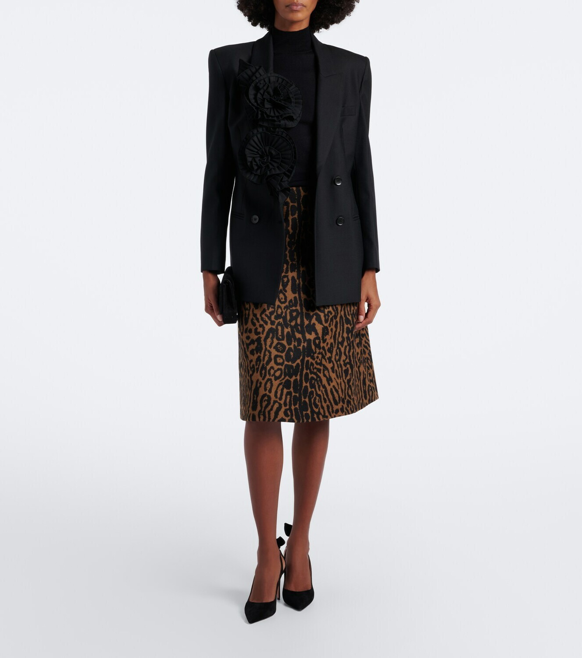 Carolina Herrera Wool and silk-blend sweater