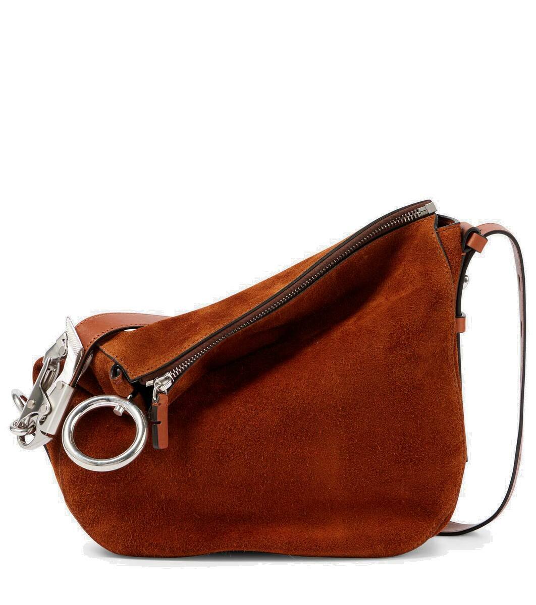 ショルダーバッグ・ポシェット BURBERRY CHOCOLATE SUEDE MEDIUM KNIGHT SHOULDER BAG Burberry Medium Knight Bag | Brown | FARFETCH JO