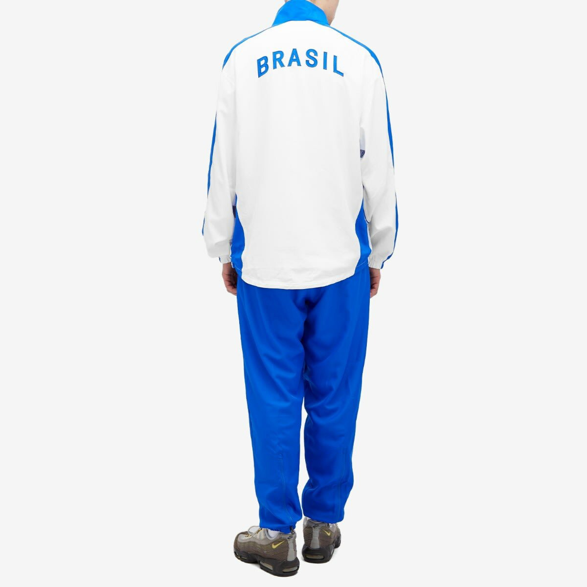 Nike Men's CBF 98 Reissue Track Jacket in White/Lyon Blue Nike