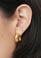 Missoma S Initial 18kt Gold-plated Single Stud Earring - One Size