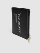 OFF-WHITE Quote Bifold Leather Zip Wallet