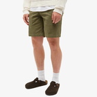 A.P.C. Men's Melbourne Canvas Fatigue Shorts in Khaki