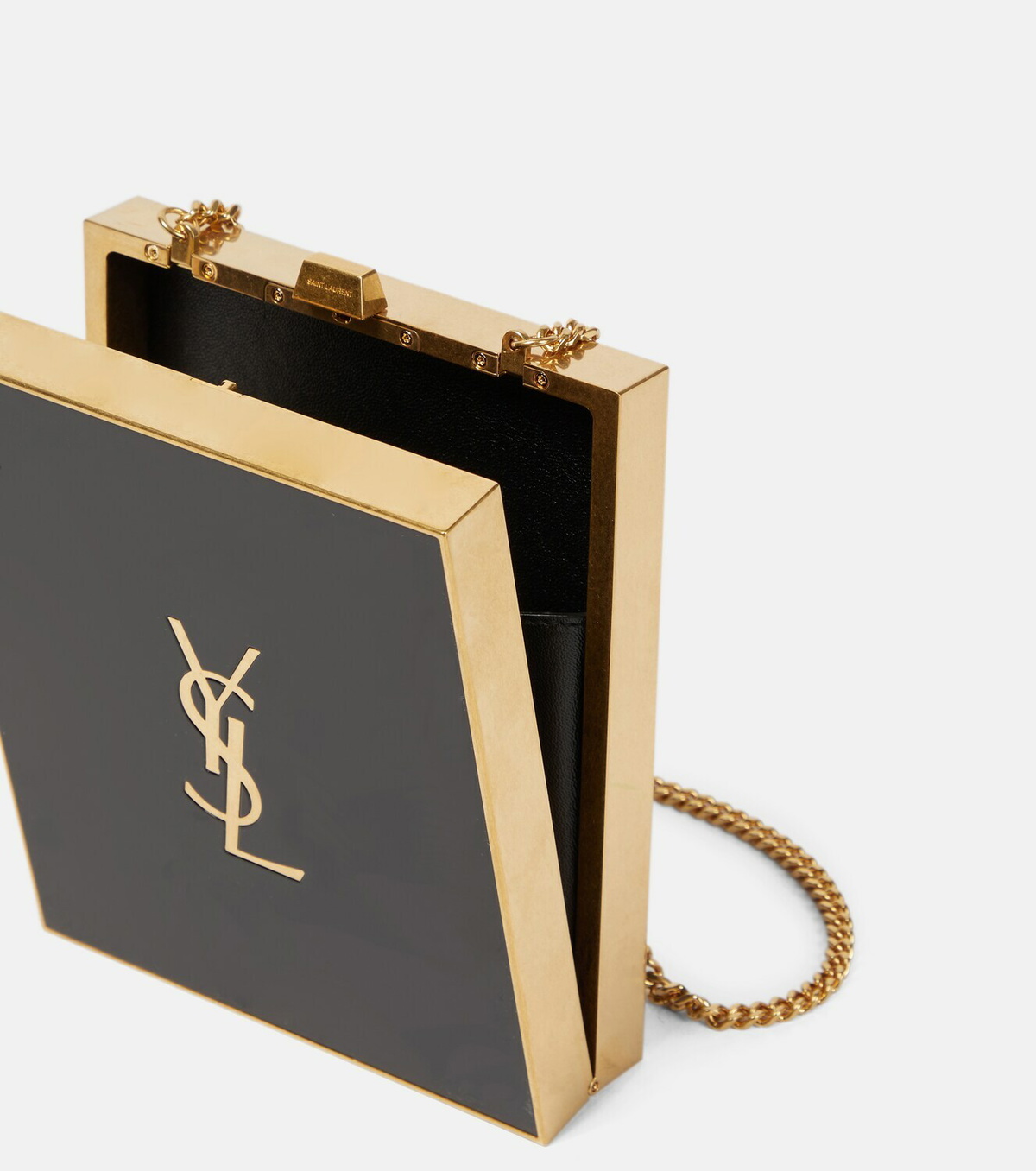 Saint Laurent - Tuxedo box clutch