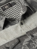 RRL - Cotton and Wool-Blend Jacquard Shirt - Gray