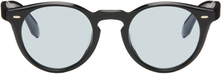 Photo: Oliver Peoples Black N.07 Sunglasses