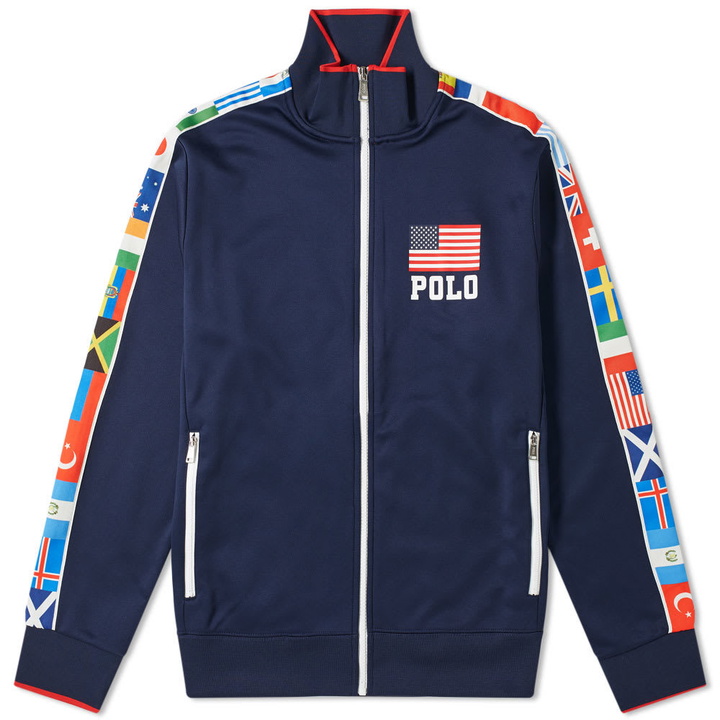 Photo: Polo Ralph Lauren Flag Taped Polo Track Jacket