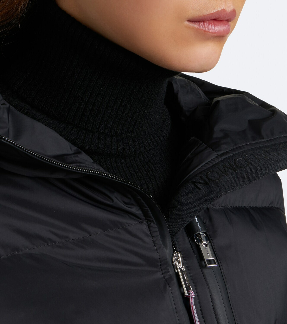 Yves Salomon Hooded down ski suit