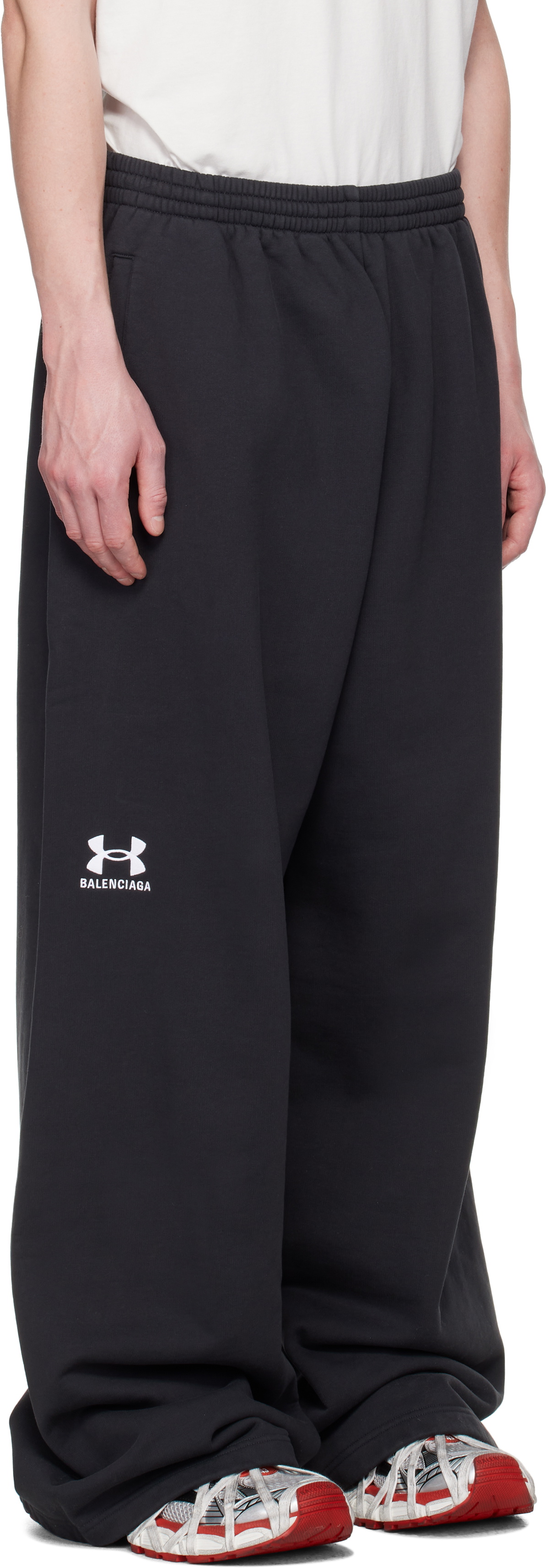 Balenciaga Black Under Armour Edition Baggy Sweatpants