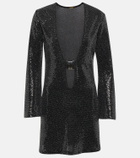 Dodo Bar Or Sequin-embellished minidress