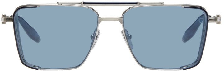 Photo: Akoni Silver Hera Square Sunglasses