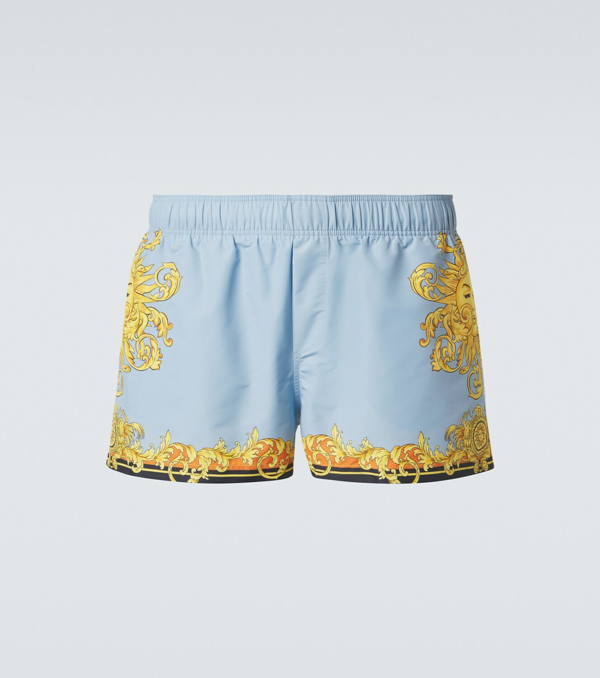 Versace Printed swim trunks
