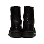 Guidi Black Classic Lace-Up Boots