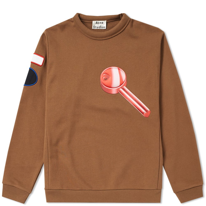 Photo: Acne Studios Diner Flames Crew Sweat