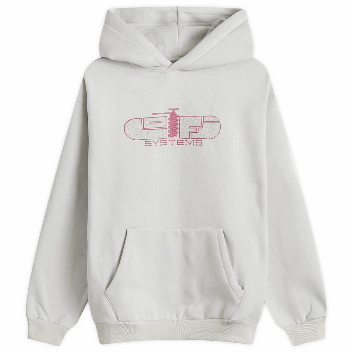 【LO-FI】GAZE ALL OVER PRINT PULLOVER HOOD [CEMENT] Lo-Fi Men's Gaze All Over Print Hoody in Cement Lo-Fi
