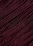 Tove Avita Ruched Stretch-jersey Midi Dress Dark Red