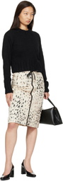 Moncler Black Alpaca Blend Turtleneck Sweater