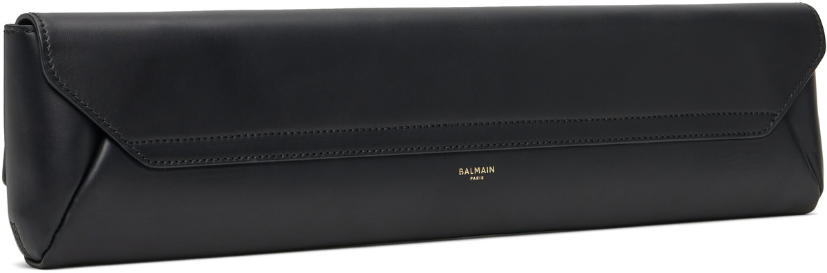 BALMAIN Black Long Clutch