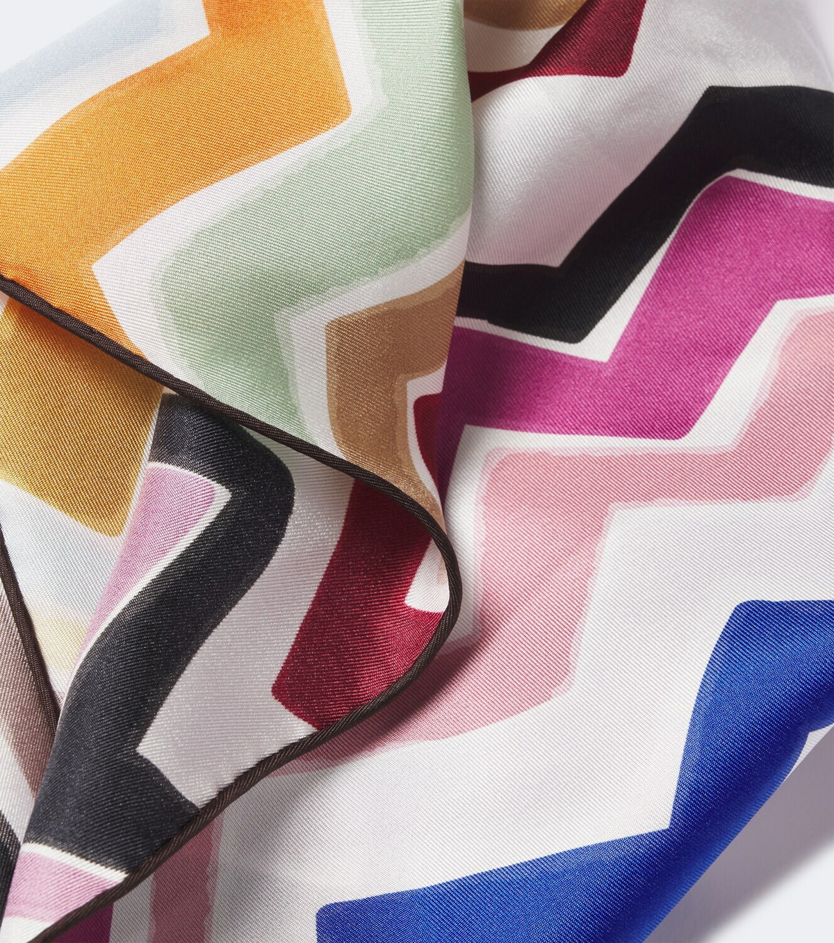 Missoni Zigzag silk twill scarf