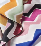 Missoni Zigzag silk twill scarf