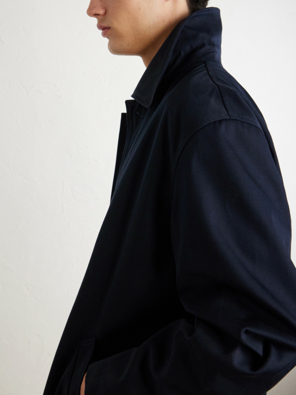 A.P.C. - Mac Duras Cotton Mac Coat - Blue